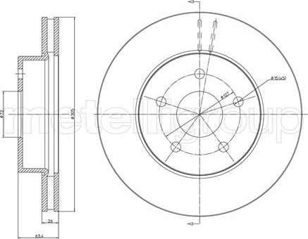 Metelli 23-0696C - Jarrulevy inparts.fi