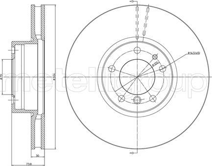 Metelli 23-0693C - Jarrulevy inparts.fi