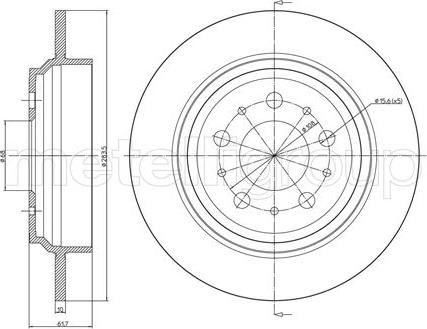 Metelli 23-0629C - Jarrulevy inparts.fi