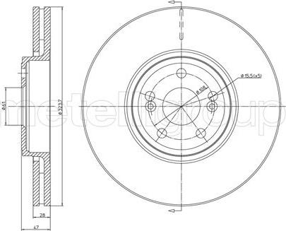 Metelli 23-0674C - Jarrulevy inparts.fi