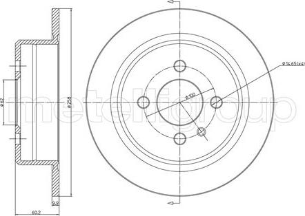 Metelli 23-0084 - Jarrulevy inparts.fi