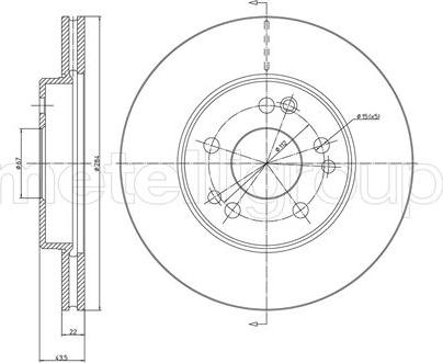 Metelli 23-0167 - Jarrulevy inparts.fi