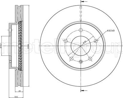 Metelli 23-0894C - Jarrulevy inparts.fi