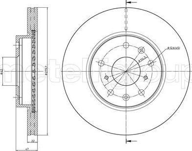 Metelli 23-0895C - Jarrulevy inparts.fi