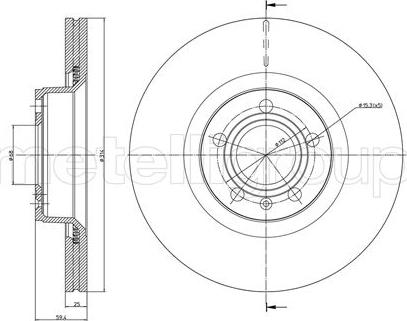 Metelli 23-0867C - Jarrulevy inparts.fi