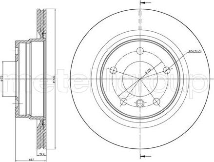 Metelli 23-0818C - Jarrulevy inparts.fi