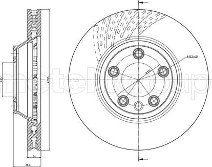 Metelli 23-0882C - Jarrulevy inparts.fi