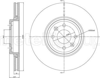 Metelli 23-0829C - Jarrulevy inparts.fi