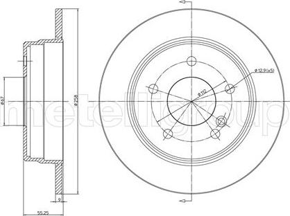 Metelli 23-0315C - Jarrulevy inparts.fi