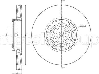 Metelli 23-0262C - Jarrulevy inparts.fi