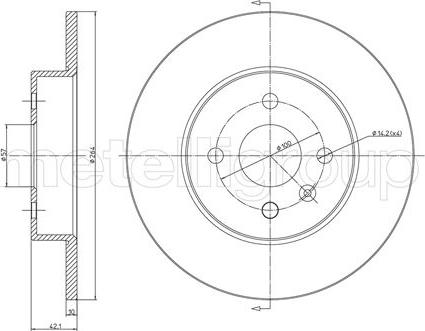 Metelli 23-0799C - Jarrulevy inparts.fi