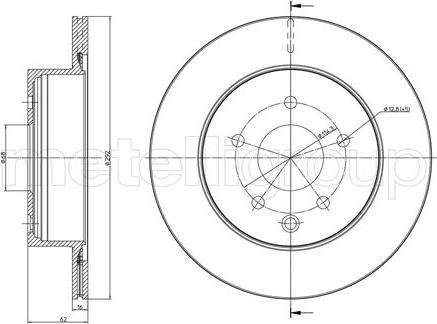 Metelli 23-0797C - Jarrulevy inparts.fi