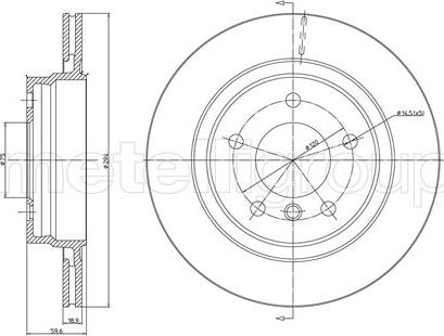 Metelli 23-0704C - Jarrulevy inparts.fi