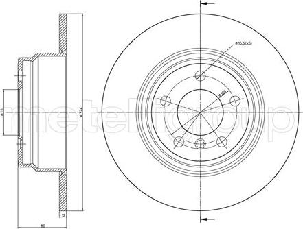 Metelli 23-0782C - Jarrulevy inparts.fi