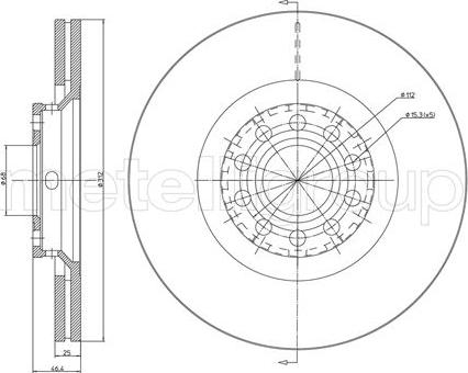 Metelli 23-0726C - Jarrulevy inparts.fi