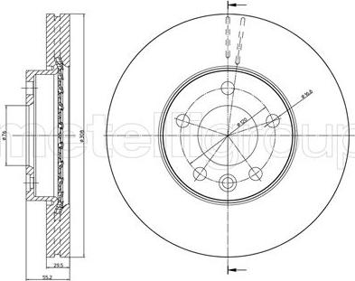 Metelli 23-0773C - Jarrulevy inparts.fi