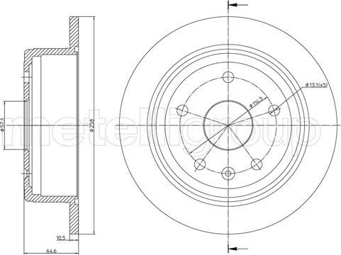 Metelli 23-1488C - Jarrulevy inparts.fi