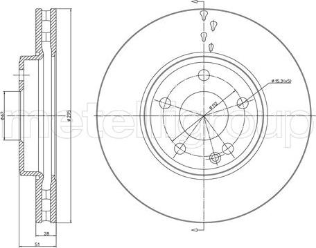 Metelli 23-1439C - Jarrulevy inparts.fi