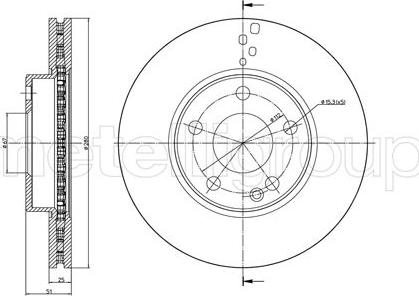 Metelli 23-1438C - Jarrulevy inparts.fi