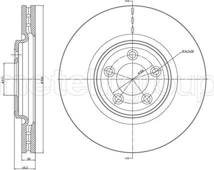 Metelli 23-1423C - Jarrulevy inparts.fi