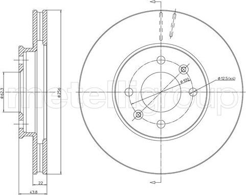 Metelli 23-1479C - Jarrulevy inparts.fi