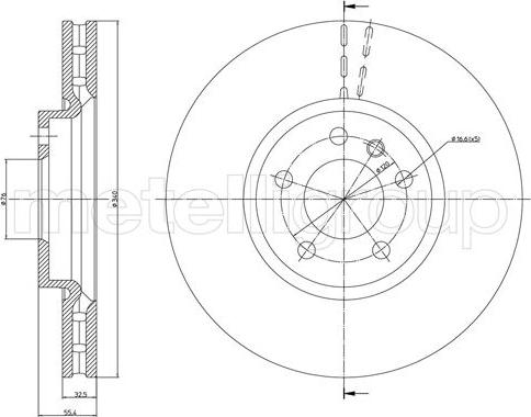 Metelli 23-1470C - Jarrulevy inparts.fi