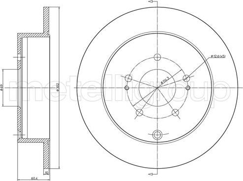 Metelli 23-1543C - Jarrulevy inparts.fi