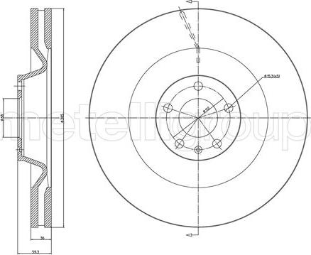 Metelli 23-1551C - Jarrulevy inparts.fi