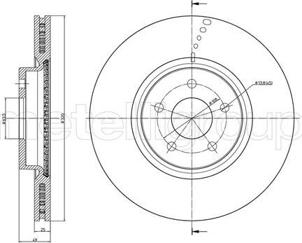 Metelli 23-1512C - Jarrulevy inparts.fi