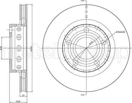 Metelli 23-1517C - Jarrulevy inparts.fi