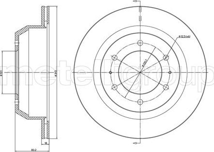 Metelli 23-1695C - Jarrulevy inparts.fi