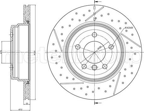 Metelli 23-1693C - Jarrulevy inparts.fi