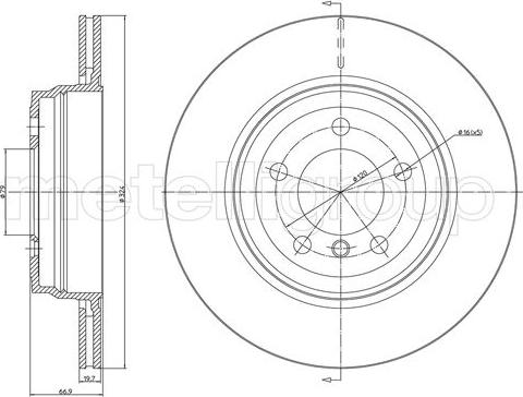 Metelli 23-1683C - Jarrulevy inparts.fi