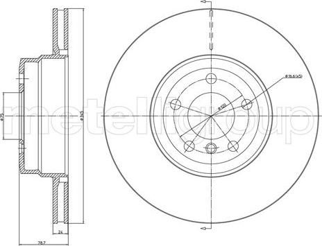 Metelli 23-1041C - Jarrulevy inparts.fi