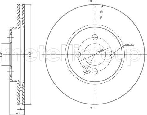 Metelli 23-1042C - Jarrulevy inparts.fi