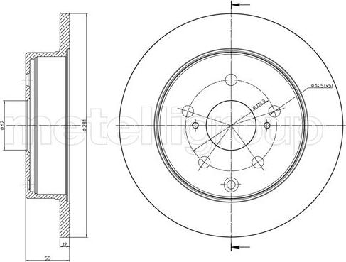 Metelli 23-1012C - Jarrulevy inparts.fi