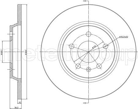 Metelli 23-1032C - Jarrulevy inparts.fi