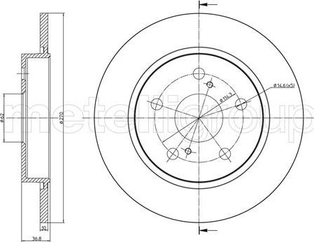 Metelli 23-1022C - Jarrulevy inparts.fi