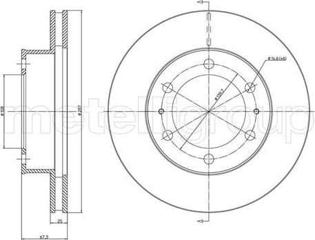 Metelli 23-1077C - Jarrulevy inparts.fi