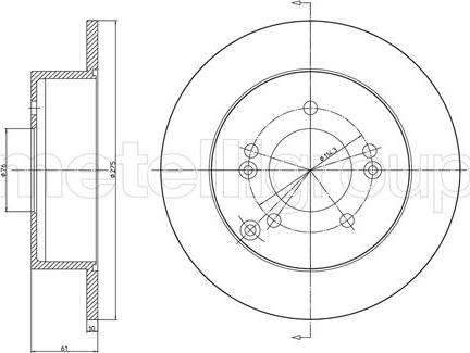 Metelli 23-1193C - Jarrulevy inparts.fi