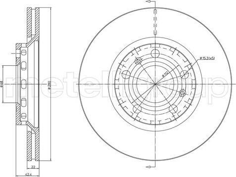 Metelli 23-1126C - Jarrulevy inparts.fi