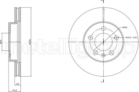 Metelli 23-1843C - Jarrulevy inparts.fi