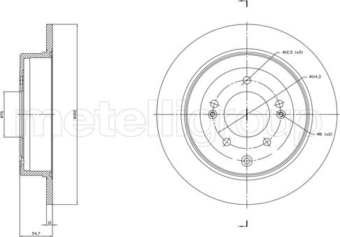 Metelli 23-1820C - Jarrulevy inparts.fi