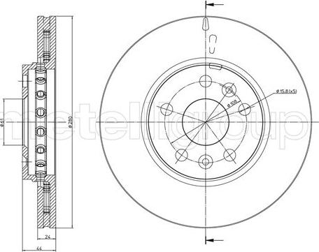 Metelli 23-1341C - Jarrulevy inparts.fi