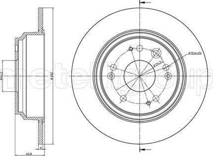 Metelli 23-1352C - Jarrulevy inparts.fi