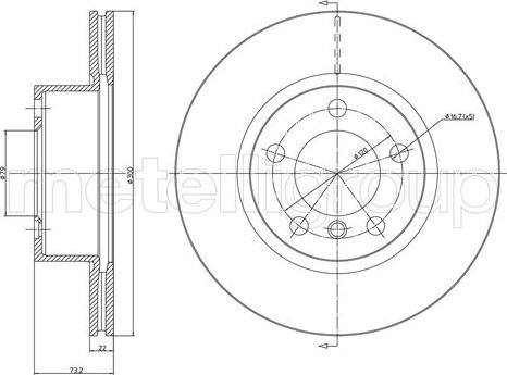 Metelli 23-1367C - Jarrulevy inparts.fi