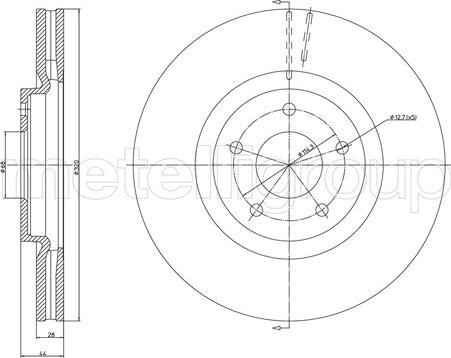 Metelli 23-1323C - Jarrulevy inparts.fi