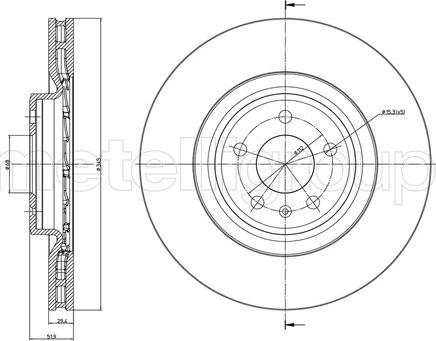 Metelli 23-1247C - Jarrulevy inparts.fi