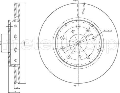 FOMAR Friction FO 4098 - Jarrulevy inparts.fi