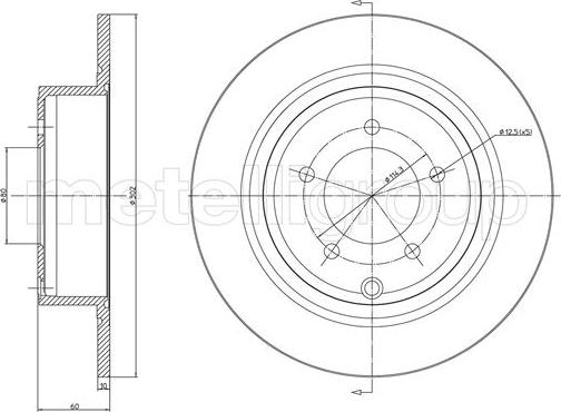 Metelli 23-1223C - Jarrulevy inparts.fi